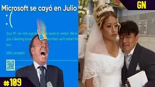 Galactik Nius #109 | Llega borracho a su propia boda, Microsoft se cae a nivel mundial y Mas...