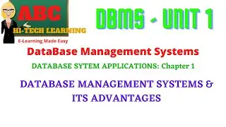 ADVANTAGES OF DATABASE MANAGEMENT SYSTEM