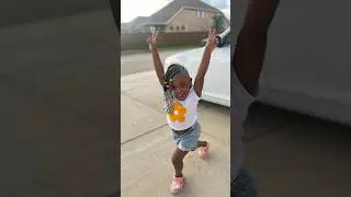 Braided Hairstyle with the cutest reaction 😩 #shorts