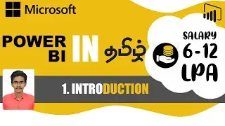 Microsoft Power BI Introduction In Tamil, Power BI Tutorial For Beginners In Tamil, Power BI Salary