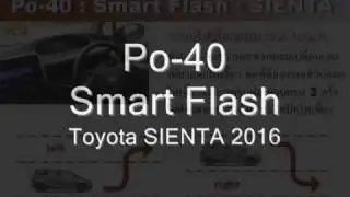 Po-40 : Smart Flash : Toyota Sienta 2016