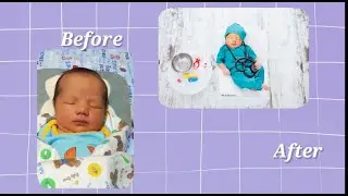 Tutorial Edit Foto Bayi Profesi Tenaga Medis Ala Foto Studio || Liana Family Channel
