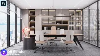 How to Create a Stunning Office Interior in D5 Render – Beginner Tutorial.