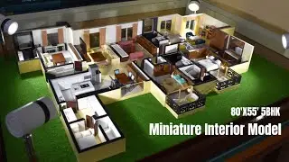 80'X55' 5BHK Interior Design Model | RAPID Engineering Models