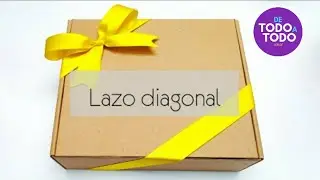 🎁 Idea FÁCIL para envolver regalos / Cómo ENVOLVER un REGALO con lazo, moño o cinta DIAGONAL?