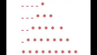 A simple way to draw a Pyramid in Python