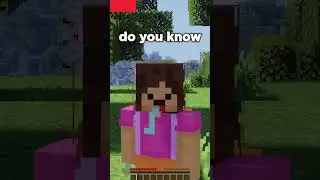 MINECRAFT, BUT I ACT LIKE DORA THE EXPLORER 