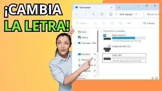 🔄Cómo CAMBIAR la LETRA de un DISCO DURO en WINDOWS Fácilmente