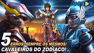 5 ERROS QUE SEMPRE ACONTECEM EM CAVALEIROS DO ZODÍACO