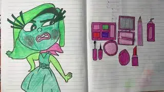 [💸Paper DIY] Disgust paper doll makeup kit tutorial 💄✨#viralvideos #asmr