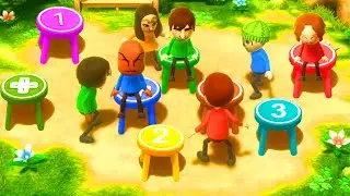 Wii party - Battle of Minigames ( Master CPU ) Gomba vs Giulia vs Andre vs Skip