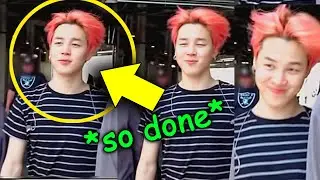 😅 Jimin forgot that he's famous
