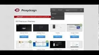 How to download a free theme from Proxydesign.net