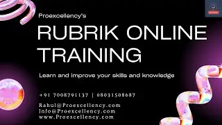 Rubrik online training | Rubrik training from a real-time trainer with Proexcellency