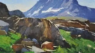 How to Paint Mountains and Rocks