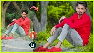🔥Light room green effect photo editing🔥 || Green effect change background in light room tutorial ||