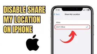 How To Disable Location Sharing On iPhone | Turn Off SHARE MY LOCATION on iPhone