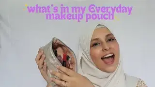 what's in my everyday makeup pouch || office edition