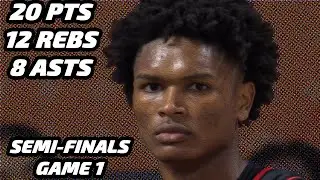 Amen Thompson vs Cold Hearts 2.21.23 | 20 pts (7-13 FG, 2-4 3pt, 4-6 FT), 12 Reb, 8Ast 2Stl 1Blk 2TO