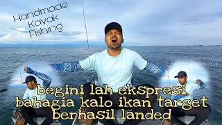 MANCING TEKNIK HANDLINE OK BANGET. KAYAK FISHING