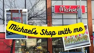 Michaels Craft, School Project Shop With Me Part 1 | Valentine's St Patrick's Easter + Spring Crafts