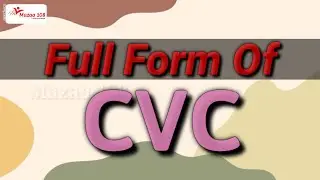 full form of CVC | CVC stands for | CVC Means | Banking & Financial | Mazaa 108 | 