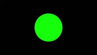 Green Circle Lens Scale-up│Motion Graphic Transitions│Green Screen│4K│