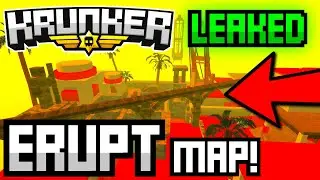 Krunker NEW Unreleased Map Season 4 (Erupt) Gameplay *NEW STYLE MAPS* with MoonJuice