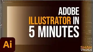 Learn Adobe Illustrator in 5 MINUTES! For Beginners | Beginner Tutorial