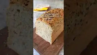 PÃO COM FARINHA DE LINHAÇA E LEITE DE COCO sem glúten #glutenfree #pãocaseiro