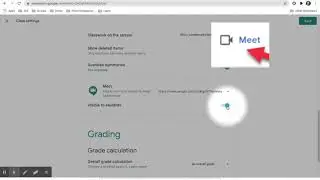 Google Meet Set Up in Google Classroom