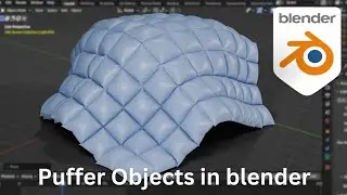 how to Make Puffer Objects in blender | blender tutorial
