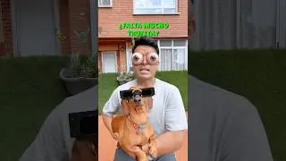 The ECLIPSE makes Dad BLIND! 😱😎