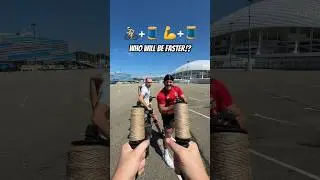 ❌🚴💪 Who will be faster!? | Where are you from?