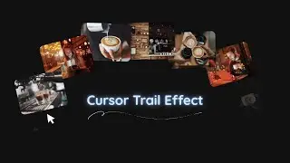 GSAP Cursor Animation with Image Trail Effect | HTML CSS JavaScript 