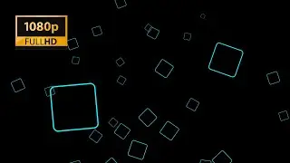 Rounded Square (Blue) Motion Graphics Overlay