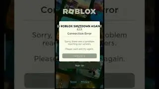 Is Roblox shutdown again. #roblox #phonk #shutdown