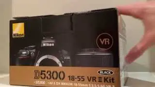 Nikon D5300 unboxing - Biginners Photography - DSLR Reveiw - 18-55mm VR II Lens Kit