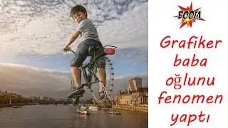 Grafiker baba oğlunu fenomen yaptı