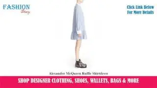 ★★★ Alexander McQueen Ruffle Shirtdress ★★★