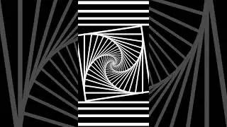 Square Tunnel Illusion! #shorts #animation #viral #trending #sawanbarsabijuli