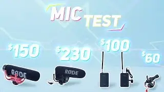 Video Microphone tests! Which one is the best? | RODE mics and Saramonic