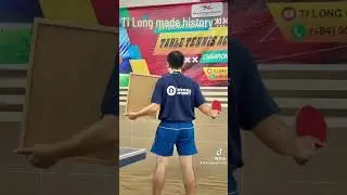 Ti Long made history 🏓🔥 
