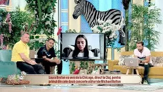 Laura Bretan despre concertele cu MICHAEL BOLTON in direct la Neatza cu Razvan si Dani