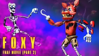 I made Articulated Foxy figure with secret magnetic system | FNAF clay art