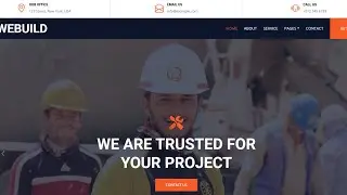 How to make a construction company website in html and css | Source code