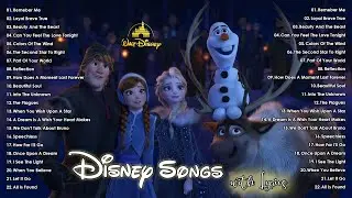 Walt Disney Songs Collection with Lyrics 2023 🛕 The Most Romantic Disney Songs - Disney Soundtracks