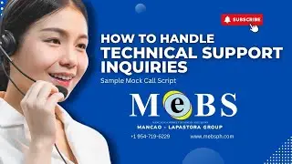 How to handle Technical Support Inquiries? | SAMPLE MOCK CALL SCRIPT