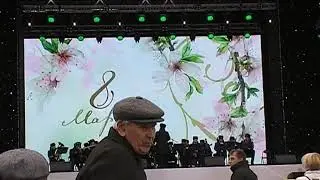 Ансамбль ЧФ  - ABBA - Попурри 8 03 2021, Севастополь, пл. Нахимова