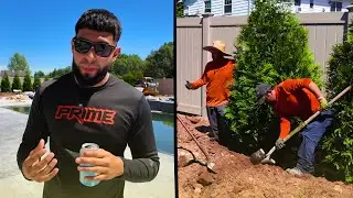 Running My 2025 Landscape & Construction Crew (INSANE Planting Project & Stoop Installation)